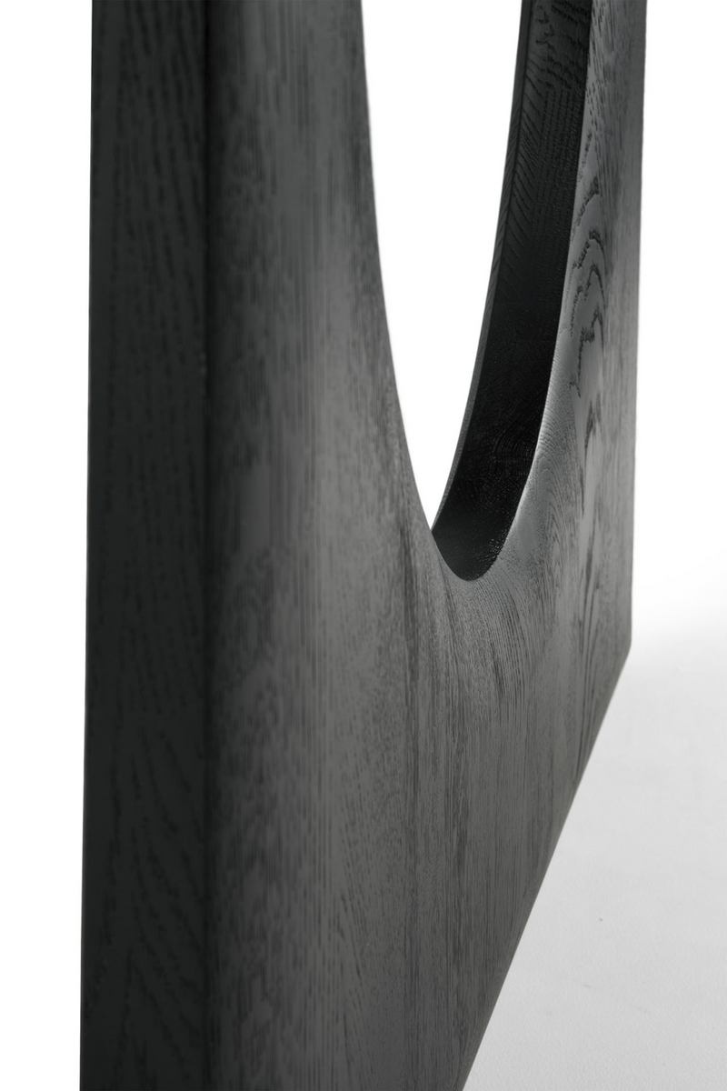 Black Oak Modern Dining Table | Ethnicraft Geometric | Woodfurniture.com