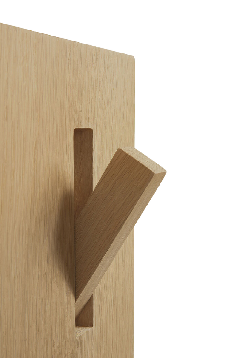 Solid Oak Wall Hanger | Ethnicraft Utilitile | Woodfurniture.com