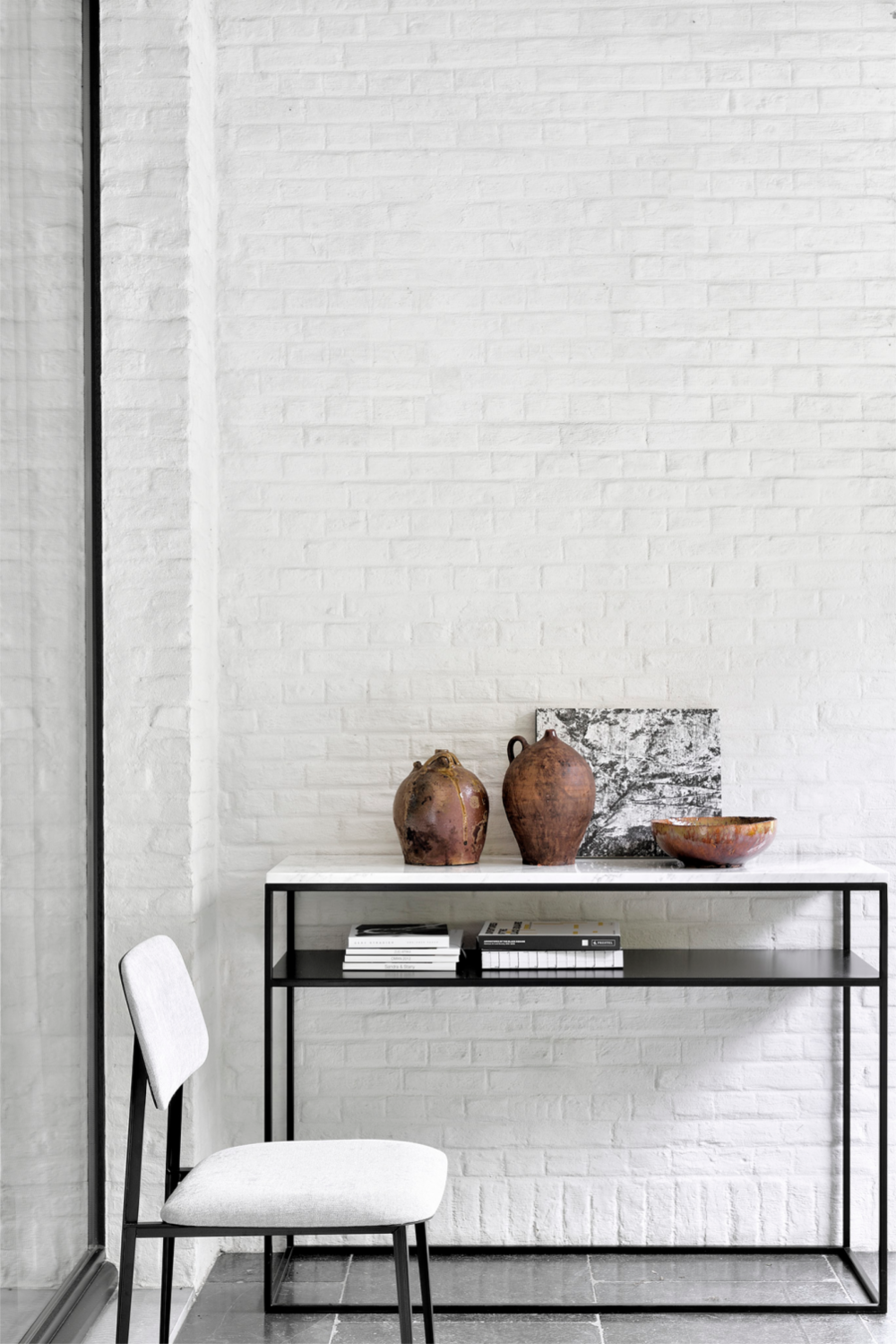 Marble 2-Level Console Table | Ethnicraft Stone | Oroatrade.com