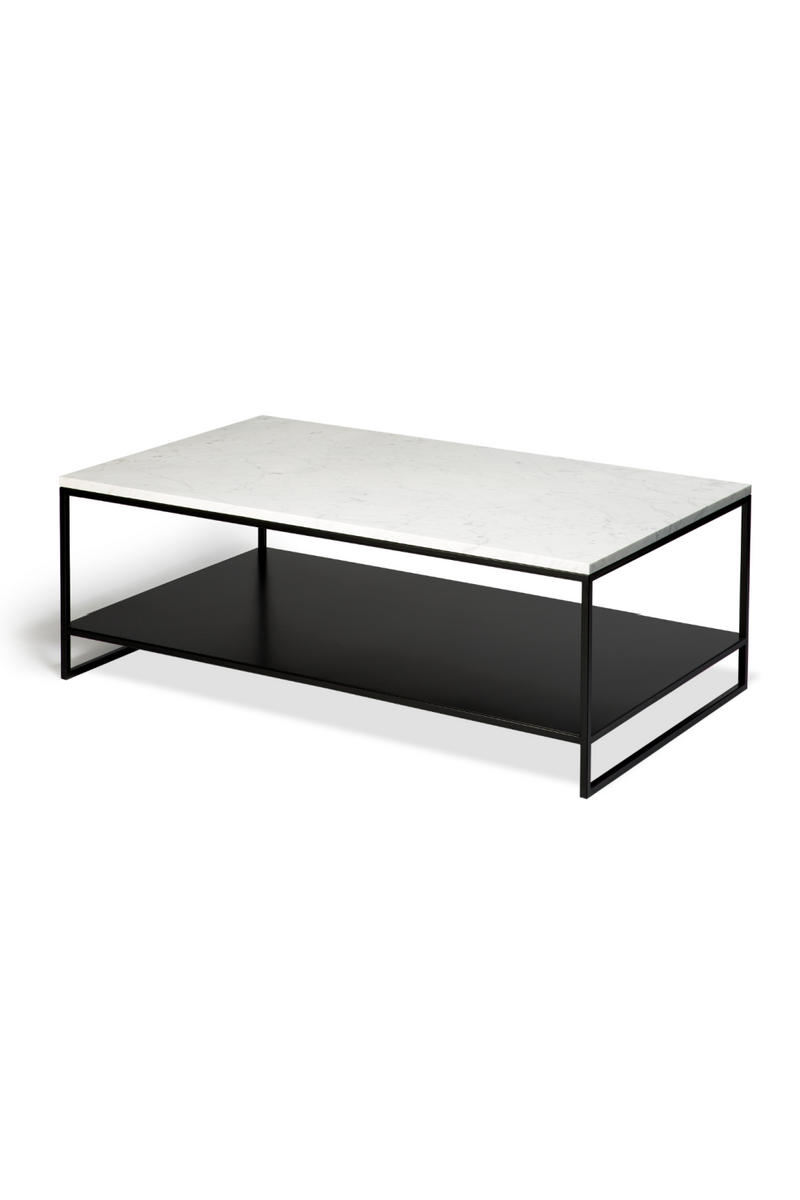 Marble 2-Level Coffee Table | Ethnicraft Stone | Woodfurniture.com