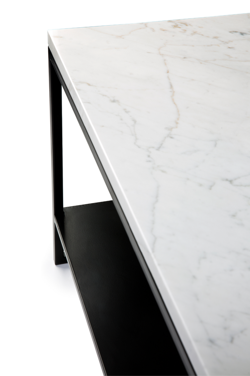 Marble 2-Level Coffee Table | Ethnicraft Stone | Woodfurniture.com