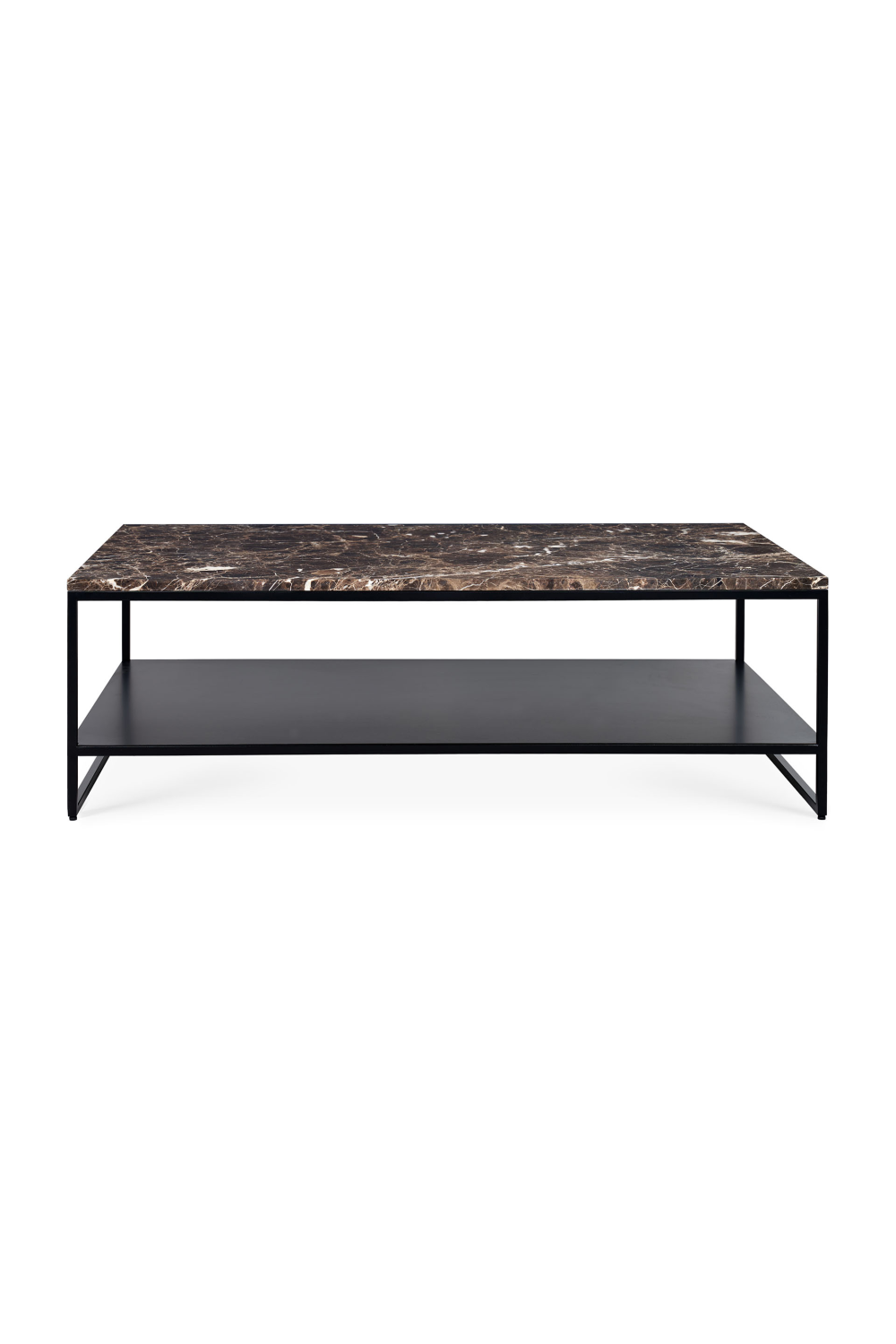 Rectangular Dark Marble Coffee Table | Ethnicraft Stone | WoodFurniture.com