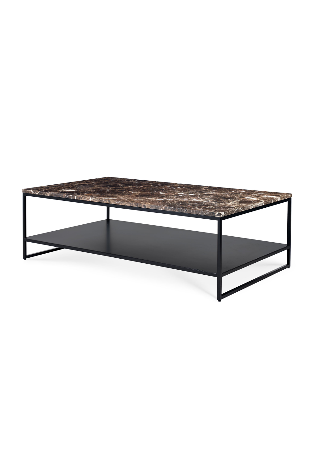 Rectangular Dark Marble Coffee Table | Ethnicraft Stone | WoodFurniture.com