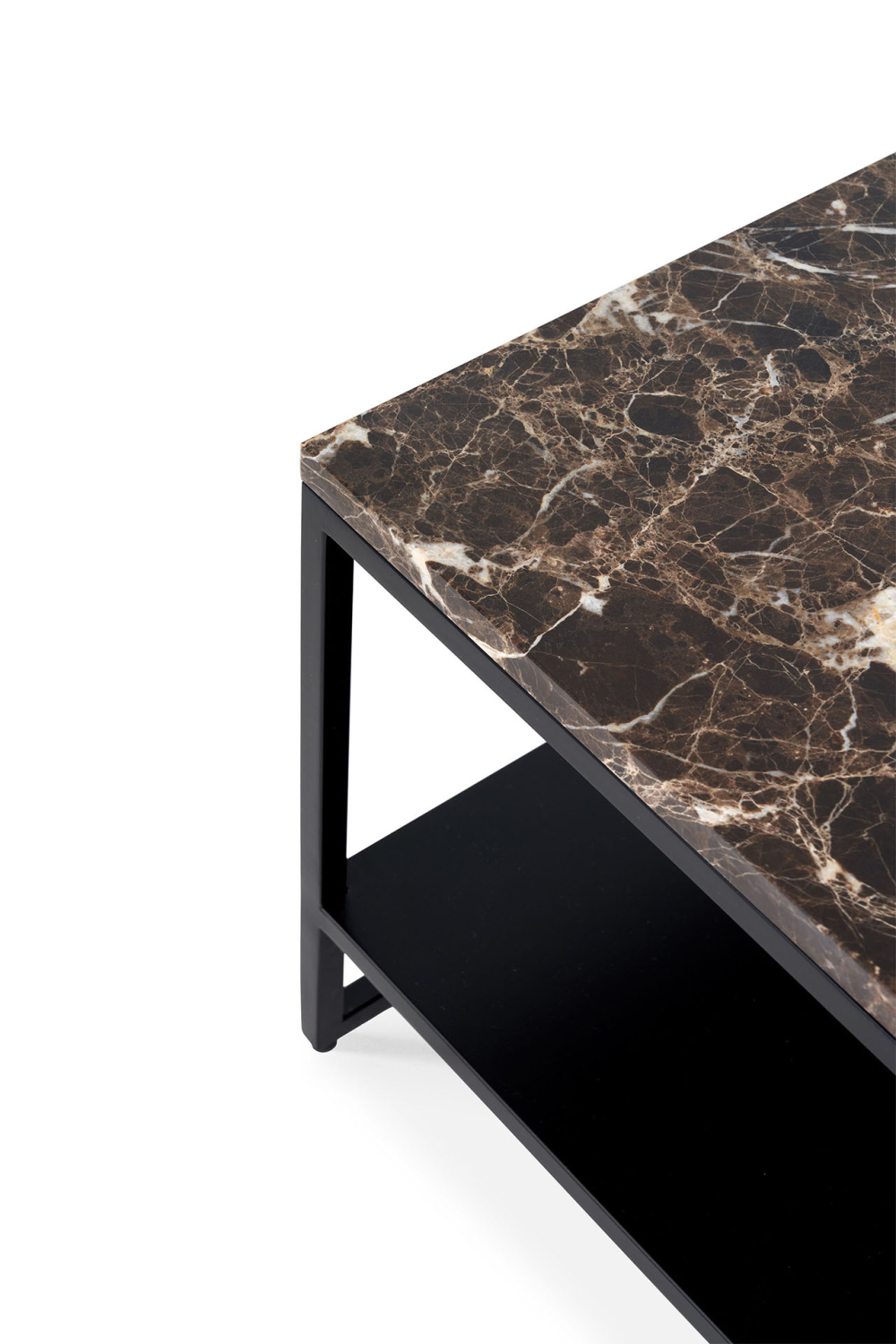 Rectangular Dark Marble Coffee Table | Ethnicraft Stone | WoodFurniture.com