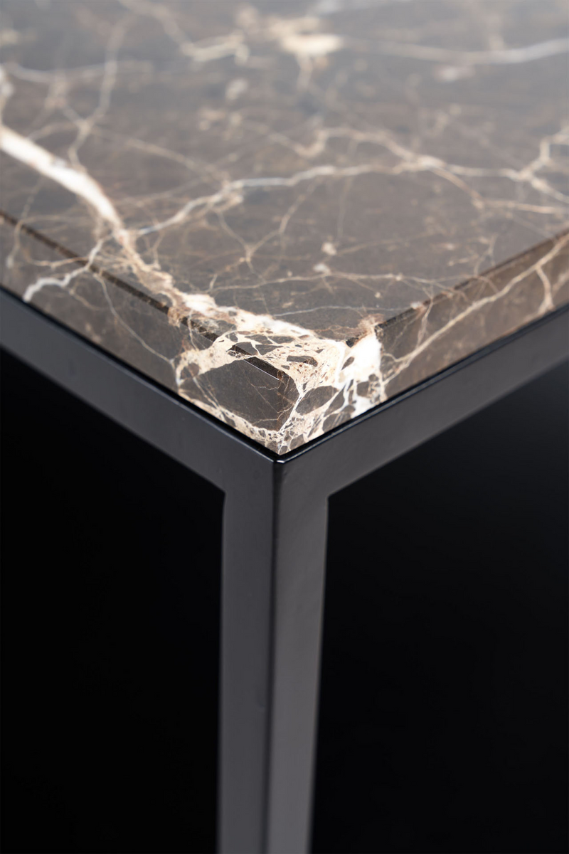Rectangular Dark Marble Coffee Table | Ethnicraft Stone | WoodFurniture.com