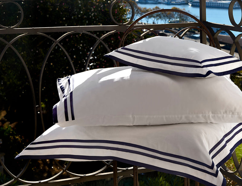 430TC Sateen Striped Pillowcase Set | Amalia Home Sonata | Woodfurniture.com