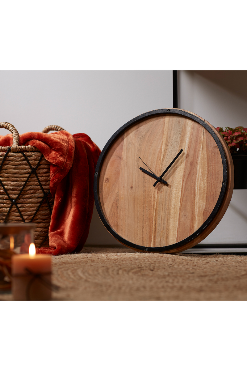 Black Woven Decorative Basket Set | La Forma Mast | Woodfurniture.com