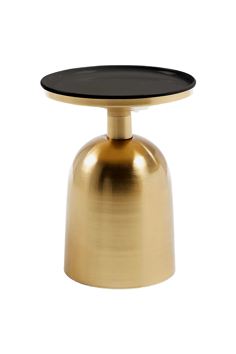 Gold Modern Side Table | La Forma Physic | Woodfurniture.com