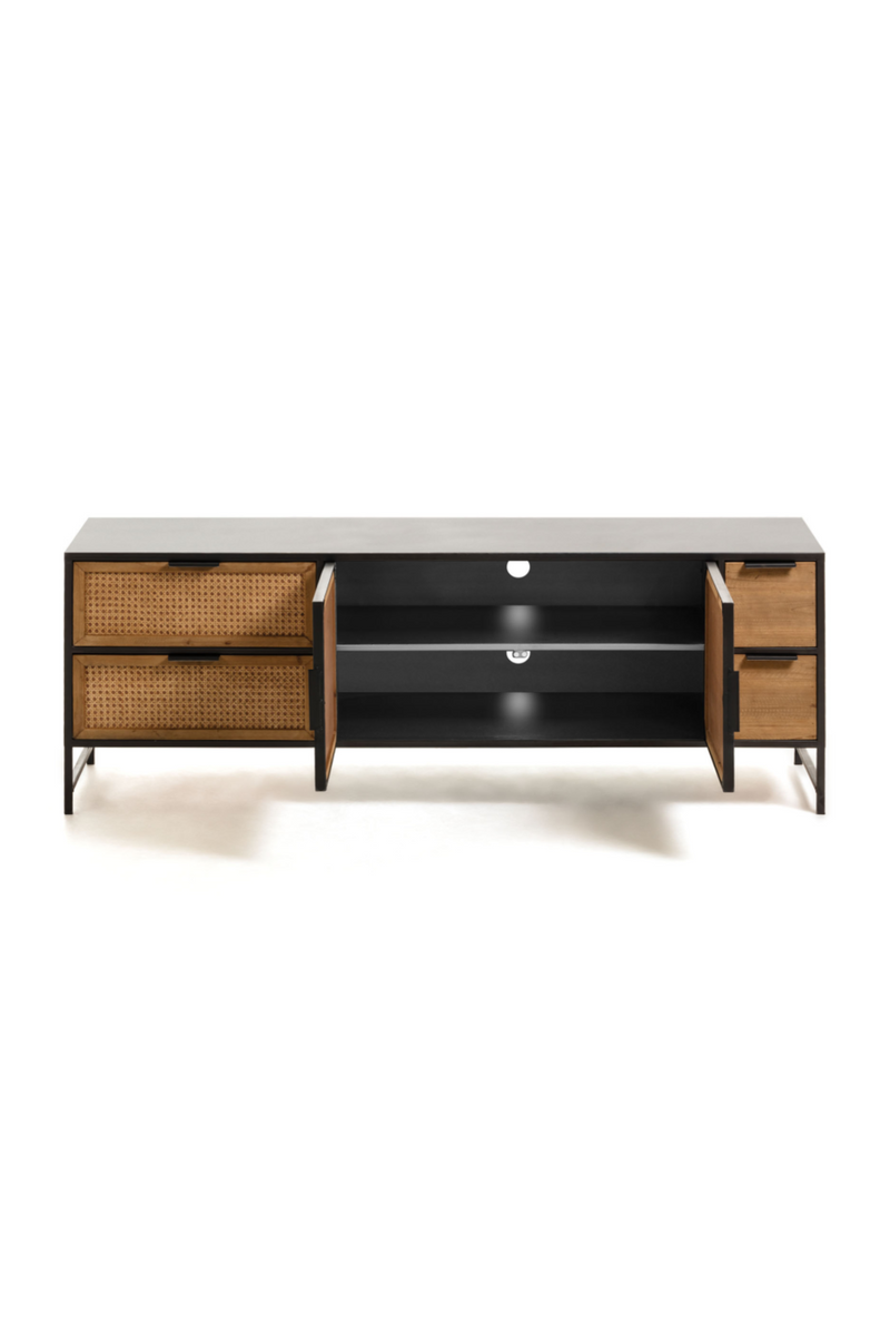 Natural Wicker TV Cabinet | La Forma Kyoko | Woodfurniture.com