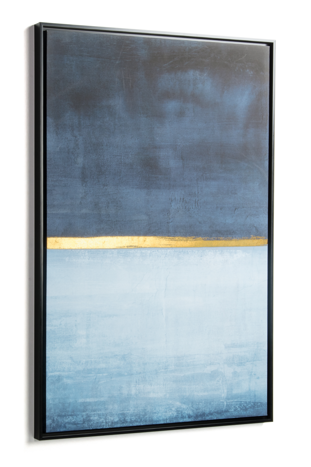 Blue Minimalist Artwork | La Forma Wrigley | Woodfurniture.com