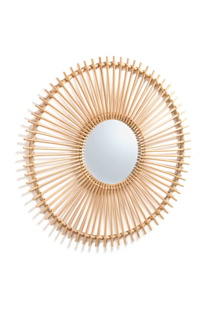 Rattan Sun Mirror | La Forma Louisa | Woodfurniture.com