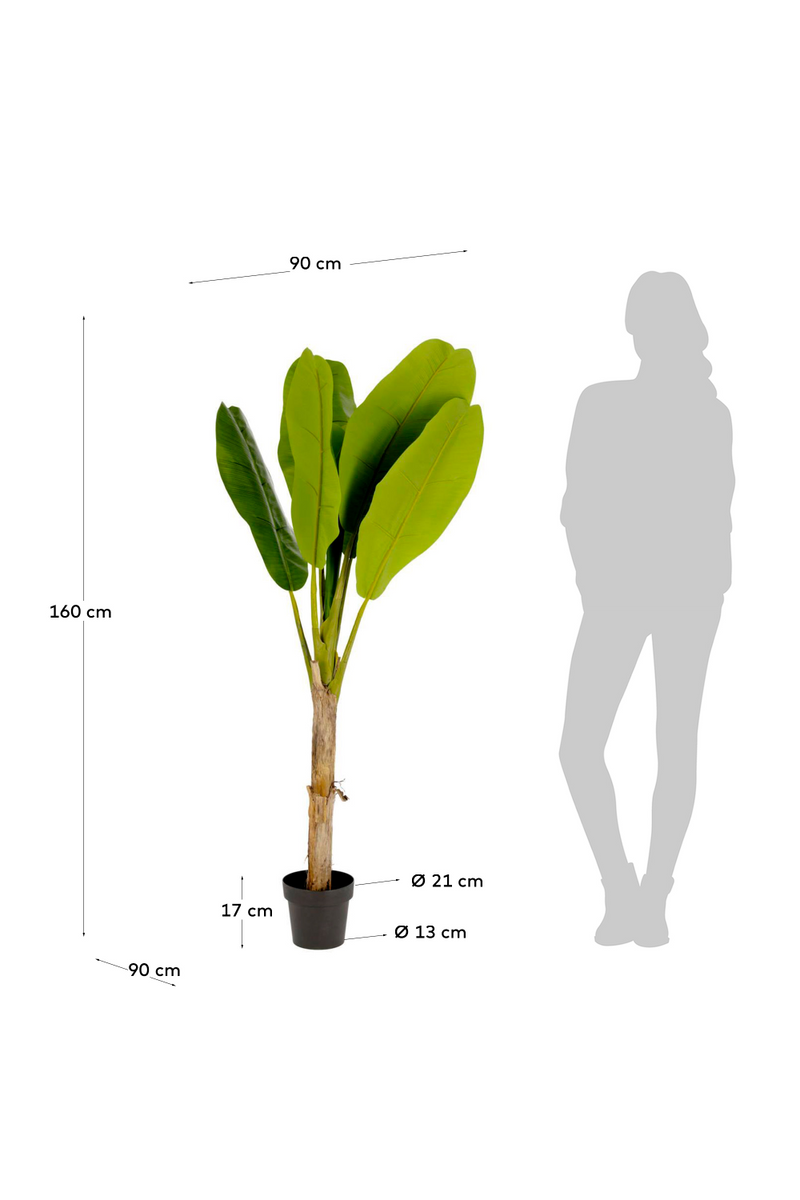 Banana Artificial Plants (2) | La Forma | Woodfurniture.com
