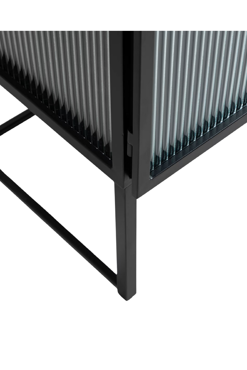 Black Steel Industrial Sideboard | La Forma Trixie | Woodfurniture.com