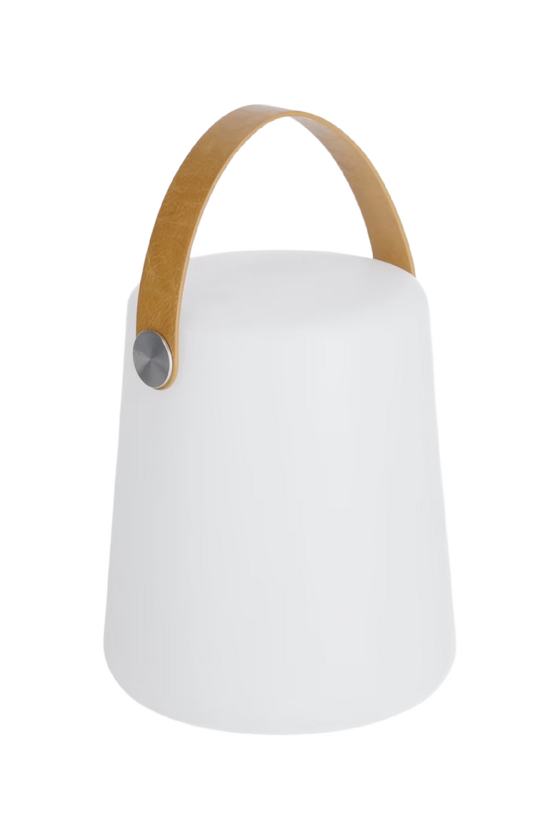 White Portable Table Lamp | La Forma Dialma | Woodfurniture.com