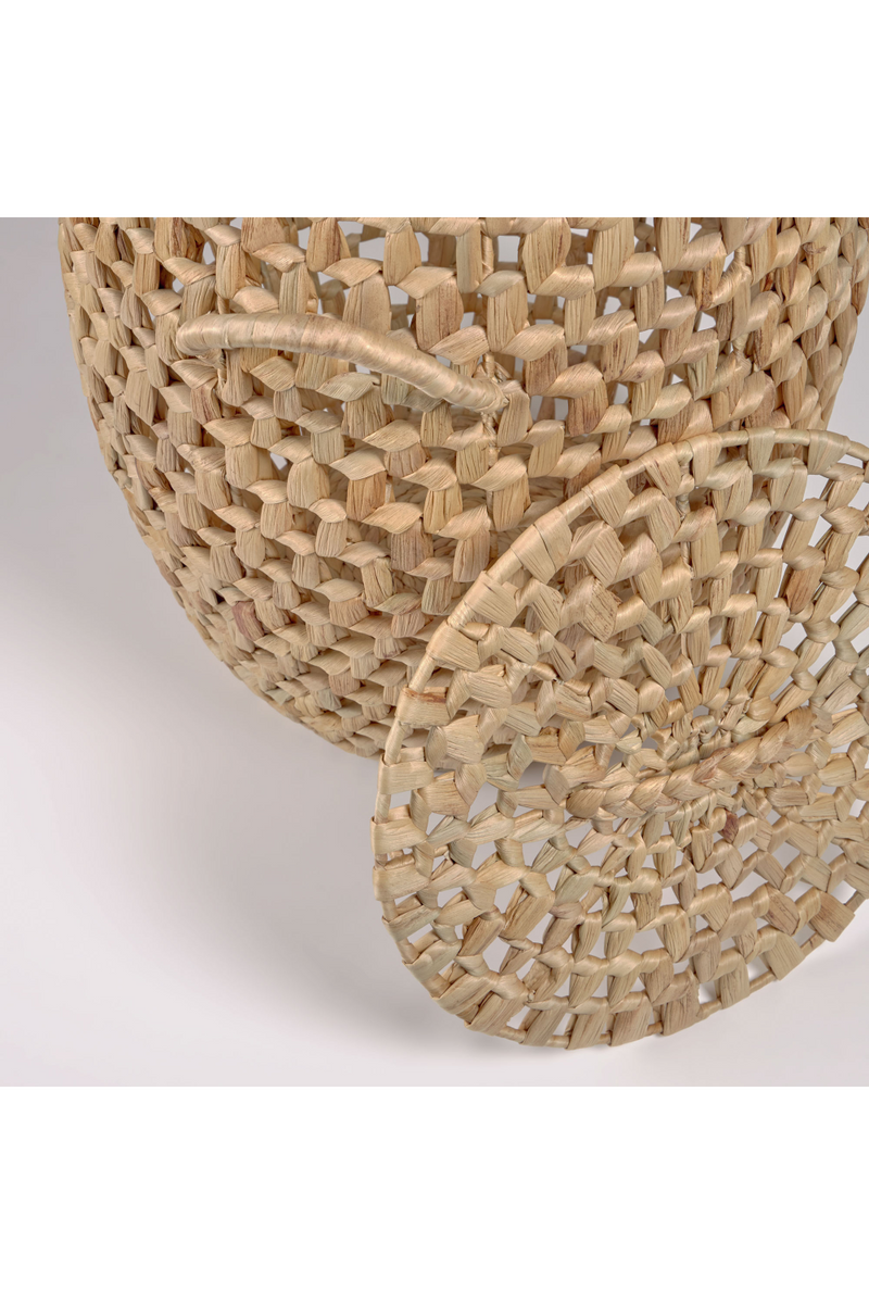 Woven Natural Fibers Basket With Handles | La Forma Zaya | Woodfurniture.com
