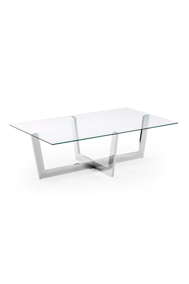 Rectangular Glass Coffee Table | La Forma Plam | Woodfurniture.com