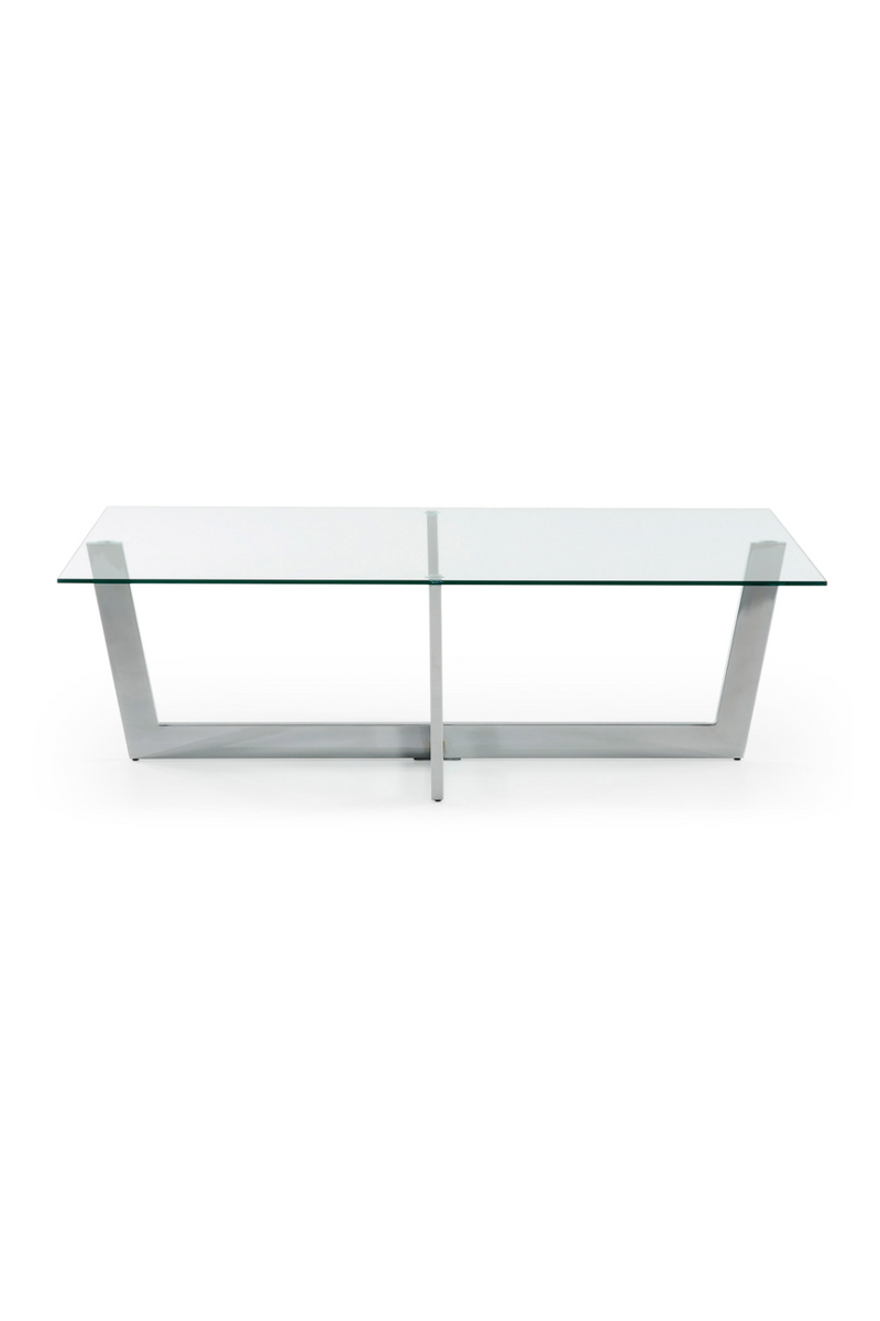 Rectangular Glass Coffee Table | La Forma Plam | Woodfurniture.com