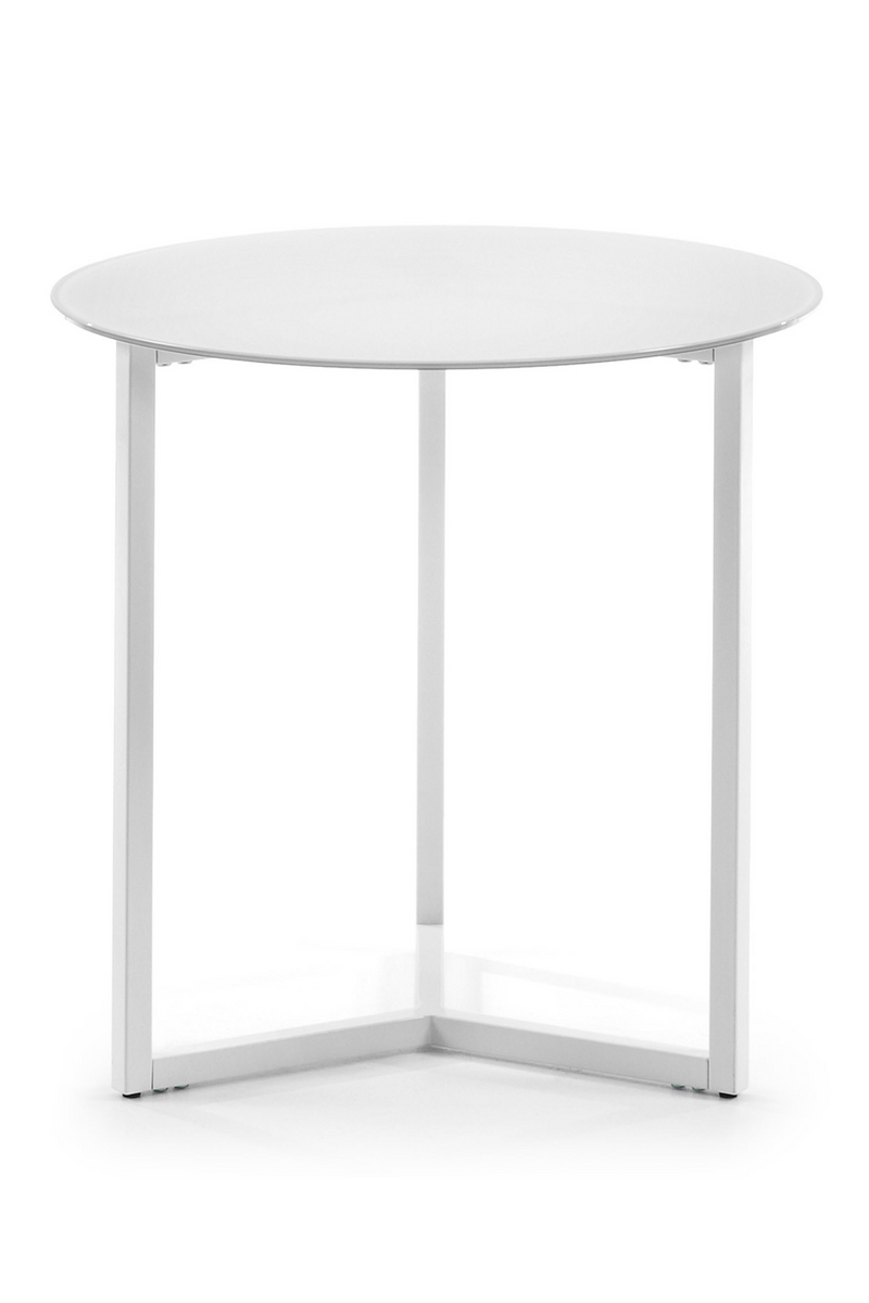 Cross Leg Side Table | La Forma Raeam | Woodfurniture.com