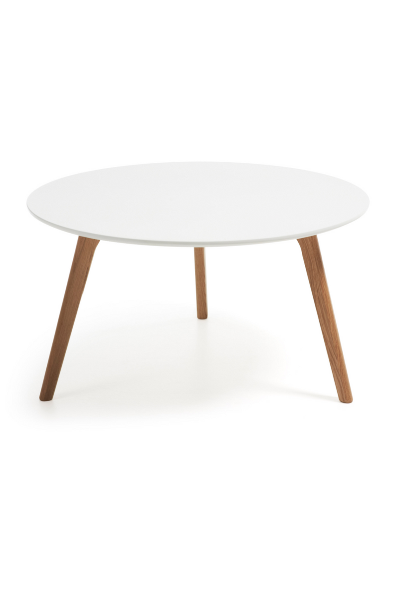 White Top Tripod Coffee Table | La Forma Kirb | Woodfurniture.com