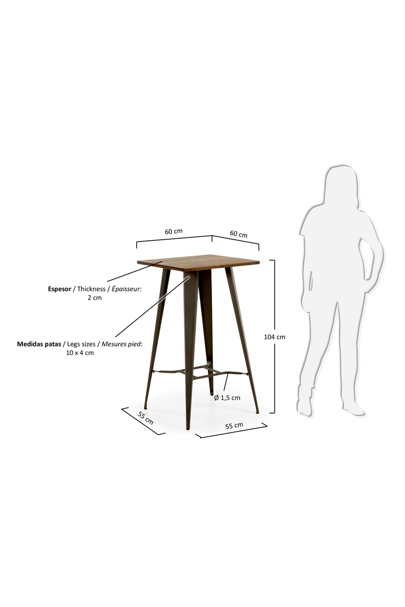 Graphite Malira Table | La Forma Malira | Woodfurniture.com