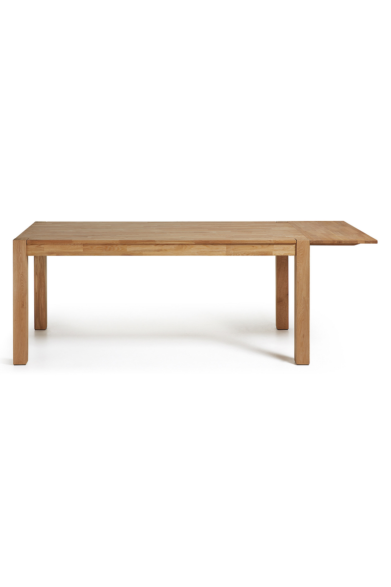 Oak Wood Extendable Dining Table | La Forma Isbel | Woodfurniture.com