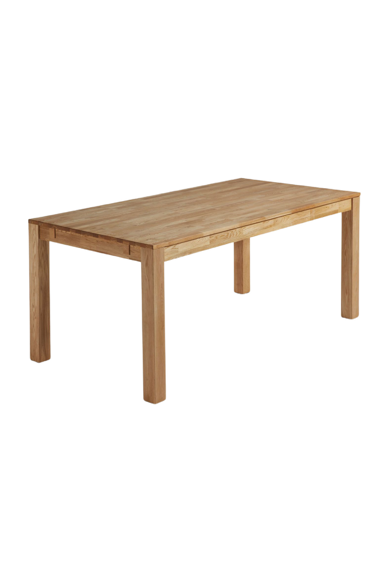Solid Oak Extendable Dining Table | La Forma Isbel | Woodfurniture.com