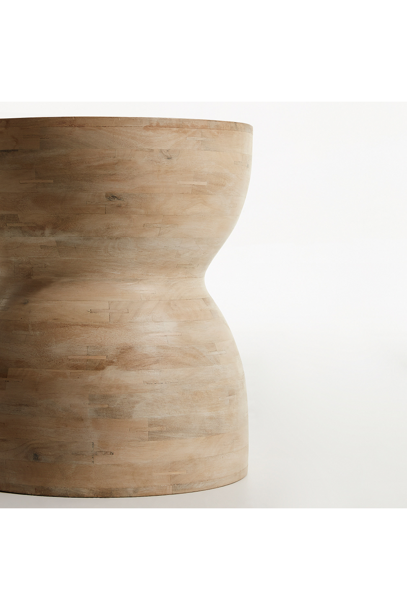 Mango Wood Side Table | La Forma Mazy | WoodFurniture.com