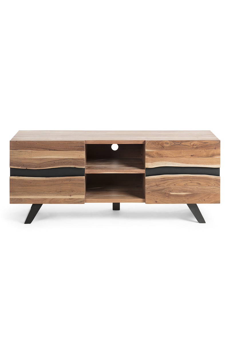 Acacia Wood TV Cabinet | La Forma Uxia | Woodfurniture.com