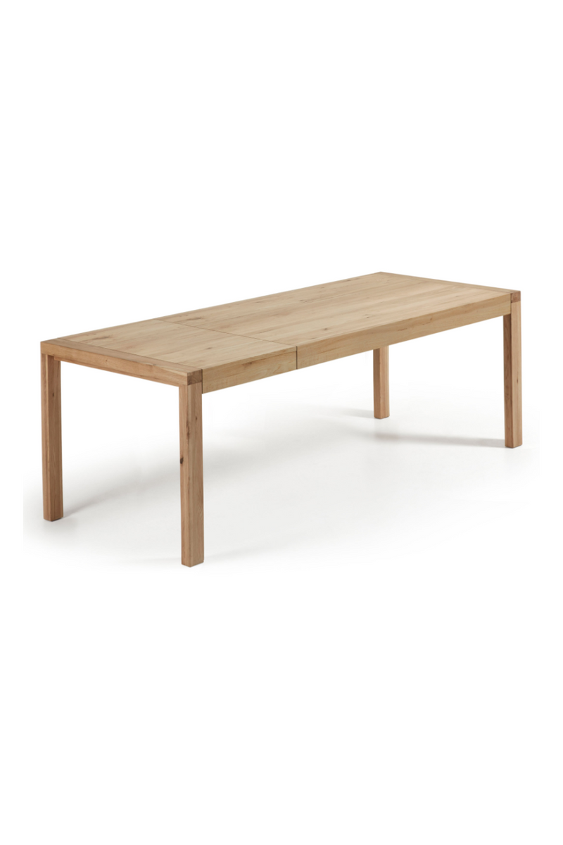 Natural Oak Extendable Dining Table | La Forma Briva | Woodfurniture.com