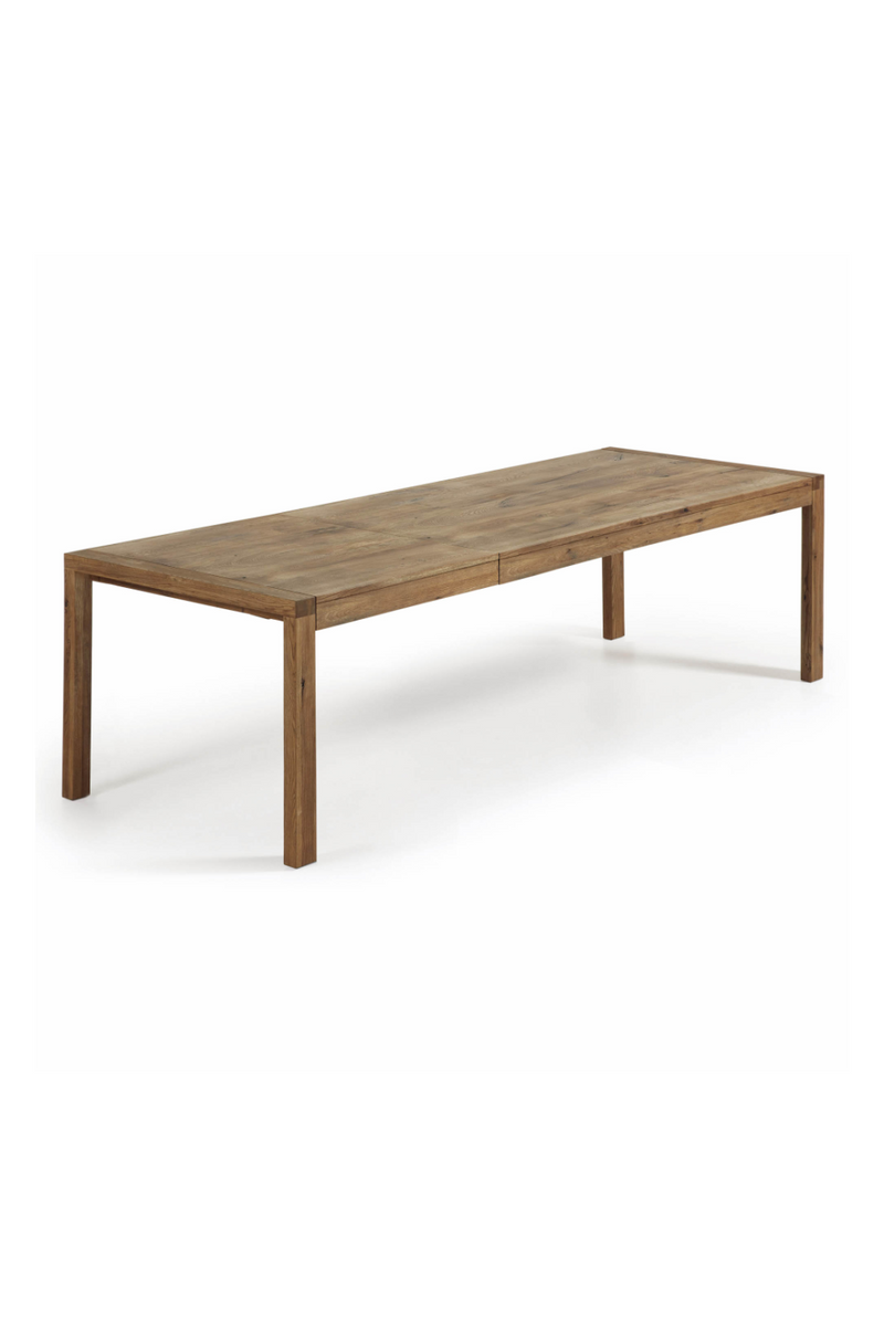 Antique Oak Extendable Dining Table | La Forma Briiva | Woodfurniture.com
