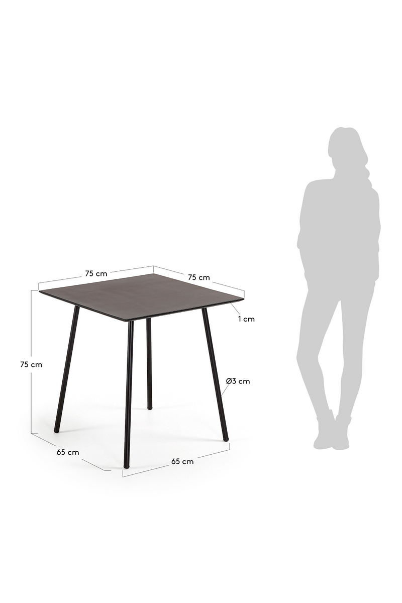 Black Cement Fiber Coffee Table | La Forma Mathis | Woodfurniture.com