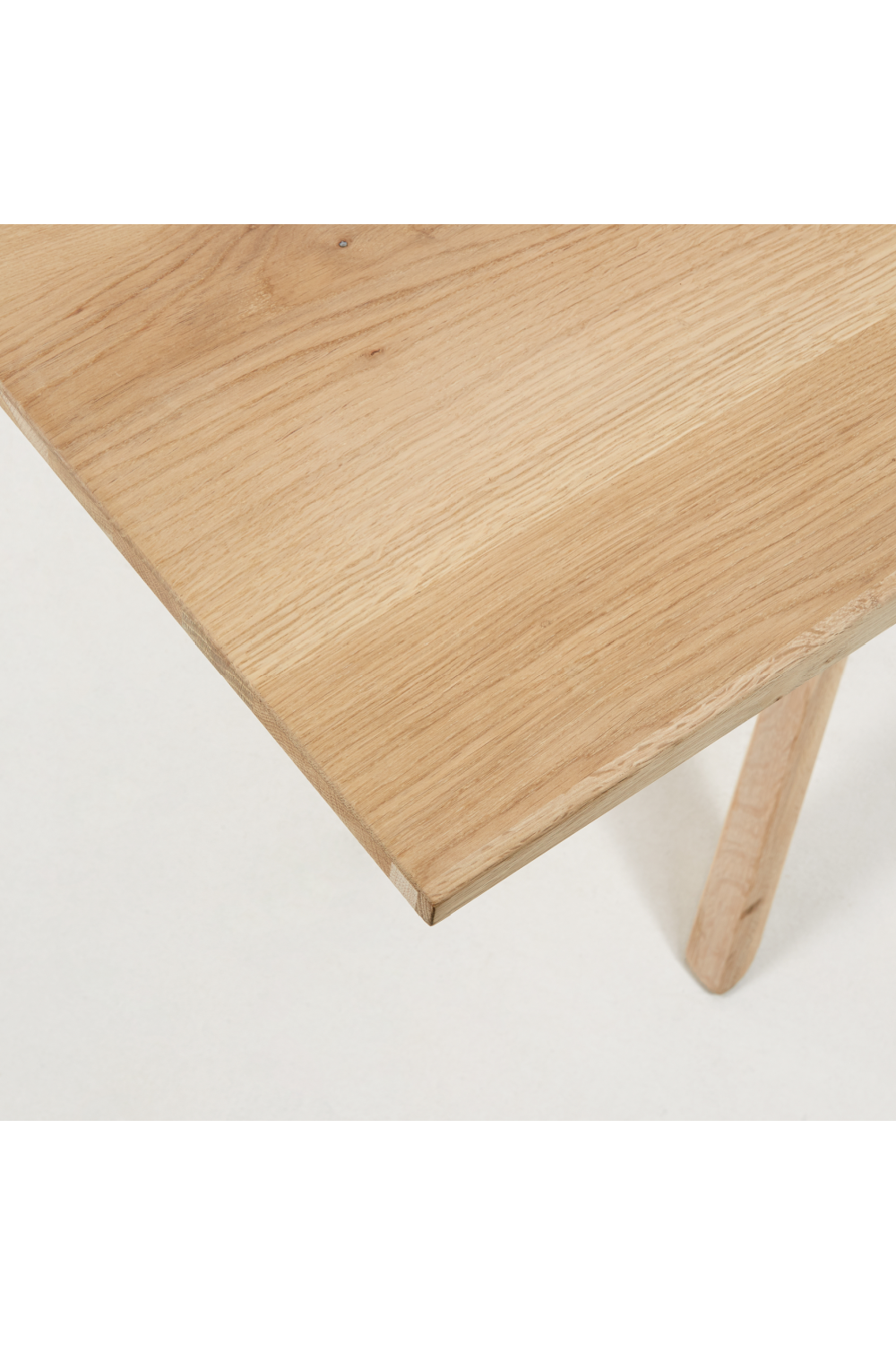 Oak White Wash Dining Table | La Forma Armande | Woodfurniture.com