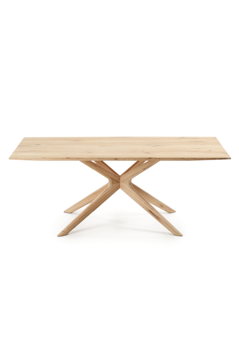 Oak White Wash Dining Table | La Forma Armande | Woodfurniture.com