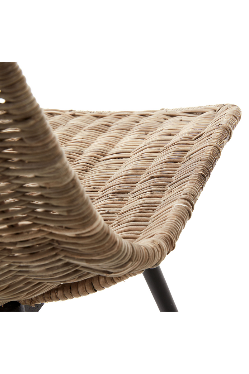 Natural rattan 2024 outdoor chair