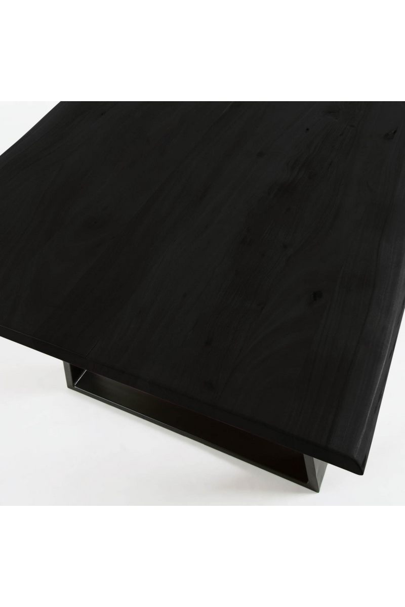 Black Acacia Wood Table | La Forma Alaia | Woodfurniture.com