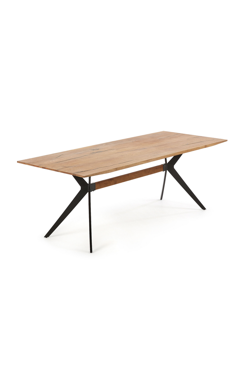 Natural Aged Wood Dining Table | La Forma Amethyst | Woodfurniture.com