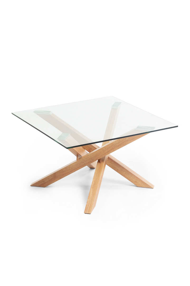 Glass Top Coffee Table | La Forma Kamido | Woodfurniture.com