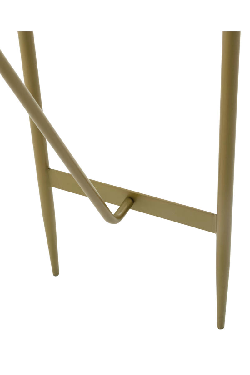 Gold Frame Oval Console | La Forma Elisenda | Woodfurniture.com