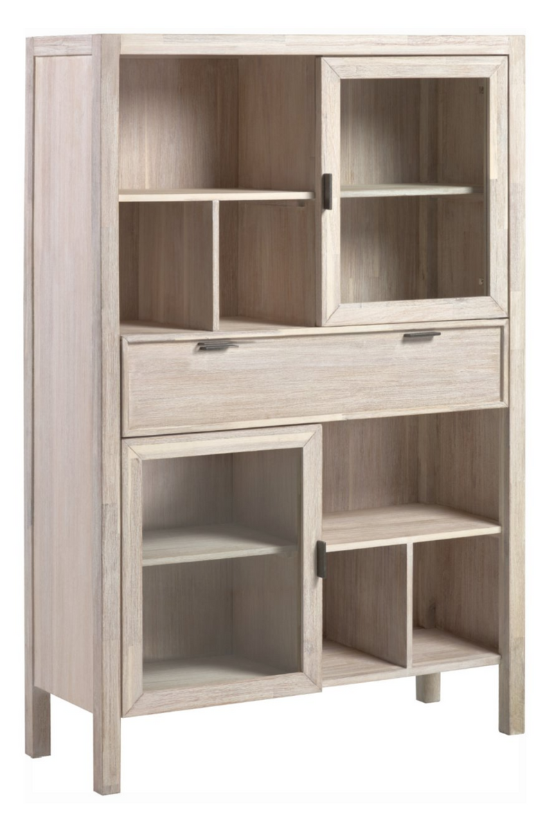 White Wooden Bookcase | La Forma Alen | Woodfurniture.com