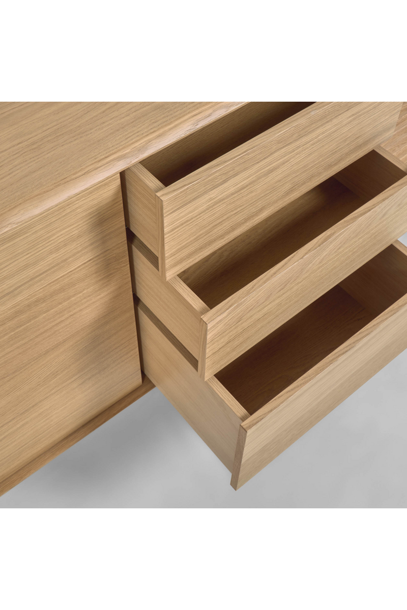 Natural Oak Sideboard - L | La Forma Lenon | Woodfurniture.com
