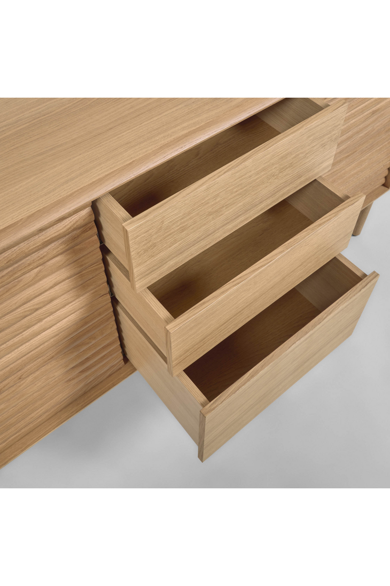 Natural Oak Sideboard - M | La Forma Lenon | Woodfurniture.com