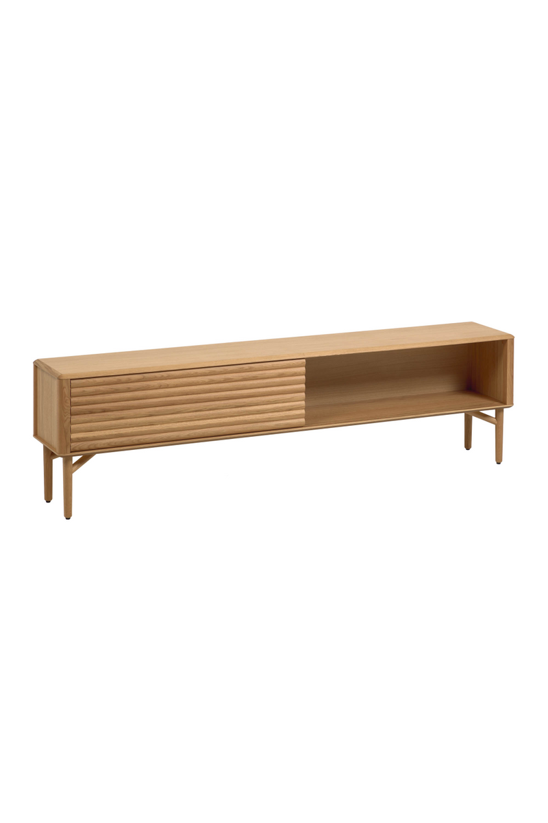 Natural Oak TV Cabinet | La Forma Lenon | Woodfurniture.com