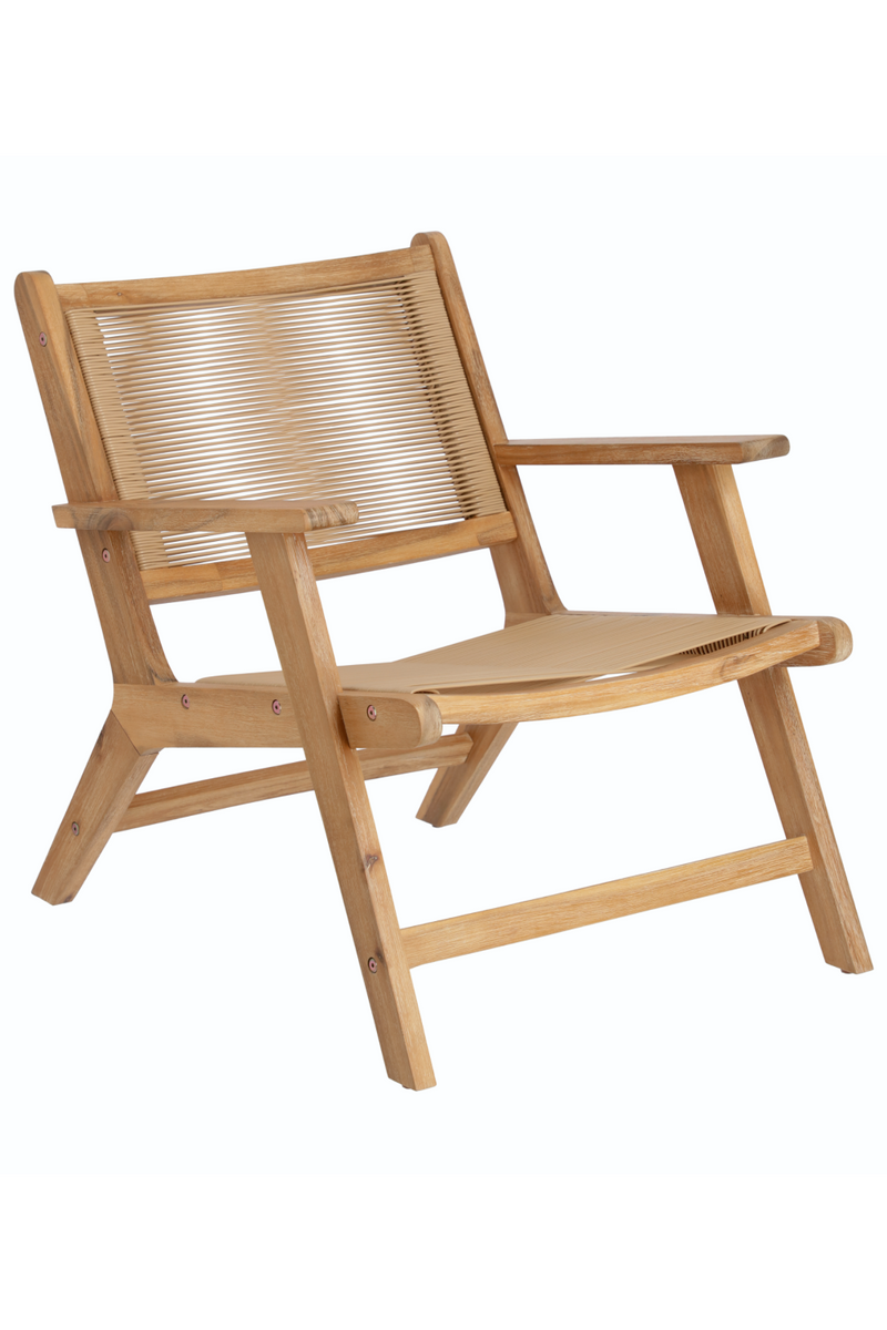Natural Wooden Outdoor Armchair | La Forma Geralda | Woodfurniture.com
