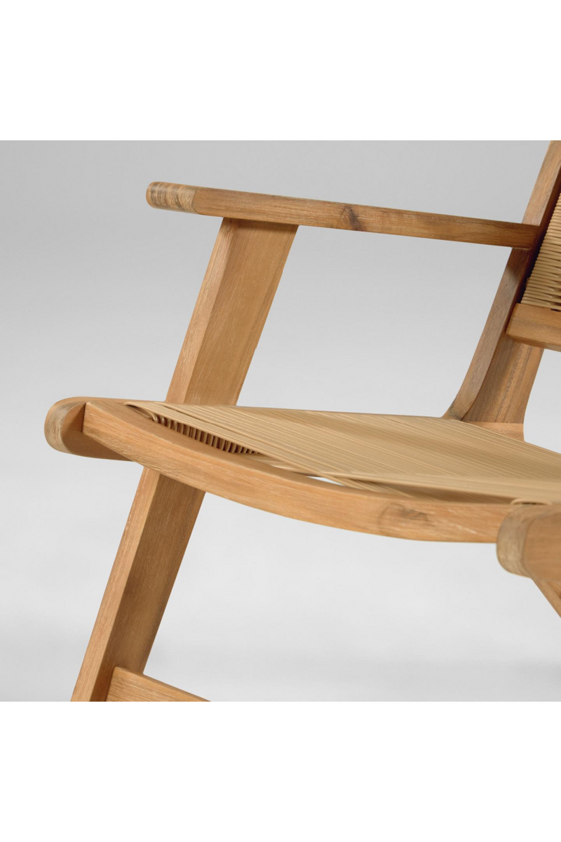 Natural Wooden Outdoor Armchair | La Forma Geralda | Woodfurniture.com
