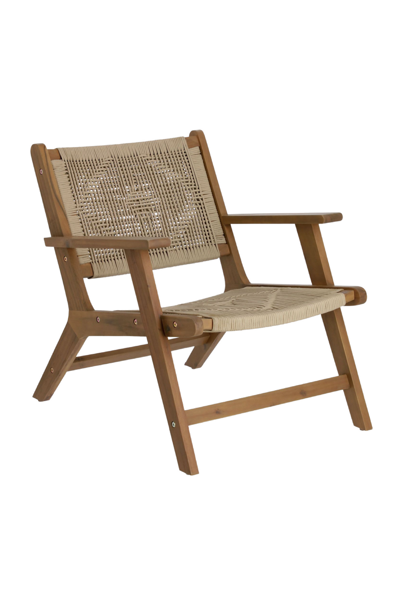 Classic Acacia Wood Armchair | La Forma Geralda | Wood Furniture
