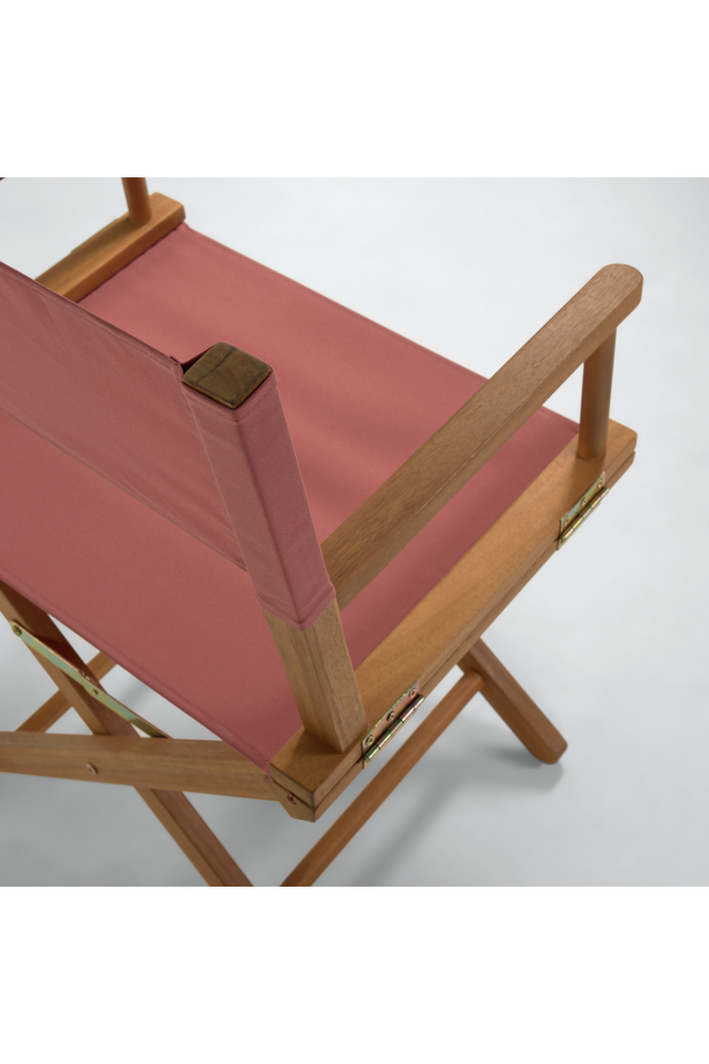 Acacia Terracotta Outdoor Folding Garden Chair | La Forma Dalisa | Woodfurniture.com