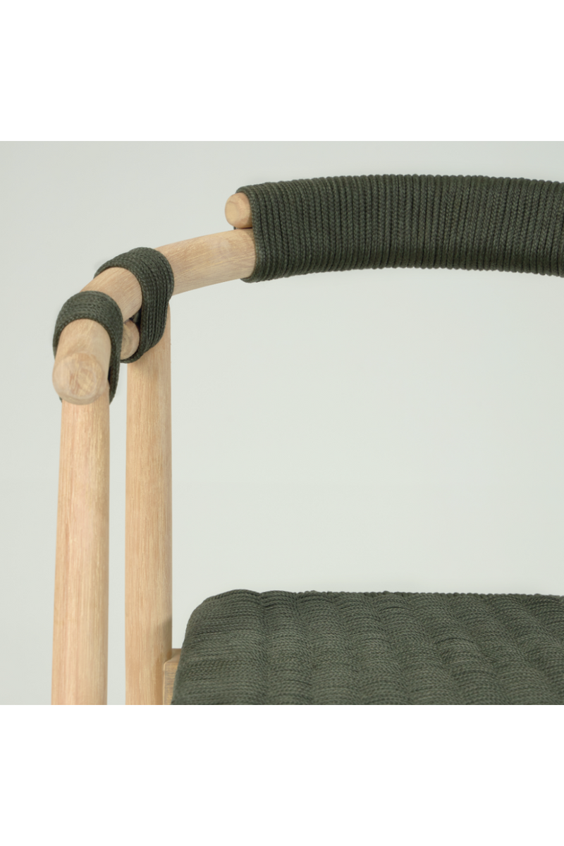 Green Woven Outdoor Chairs (2) | La Forma Majela | Woodfurniture.com