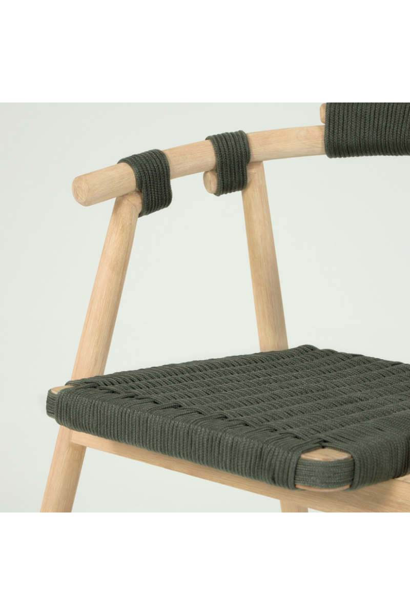 Green Woven Outdoor Chairs (2) | La Forma Majela | Woodfurniture.com