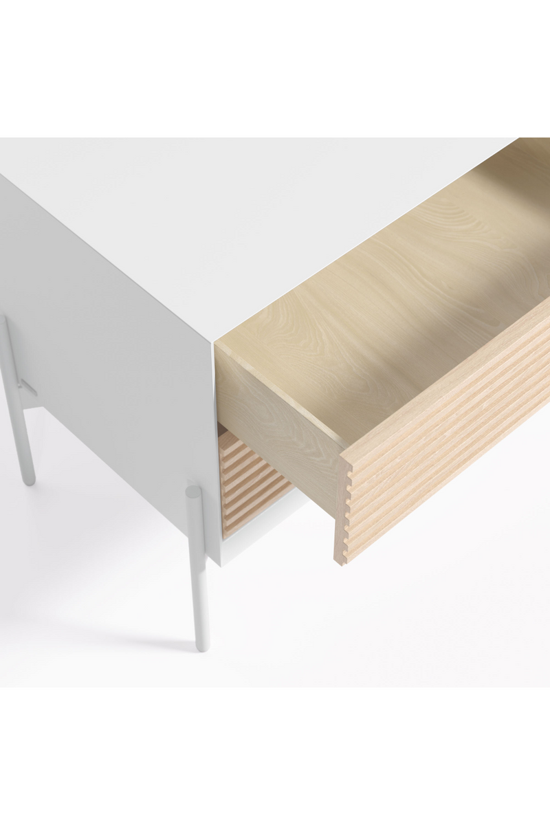 White Ash Wood Bedside Table | La Forma Marielle | Woodfurniture.com