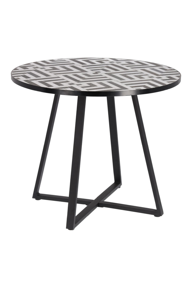 Round Mosaic Outdoor Table | La Forma Tella | Woodfuniture.com